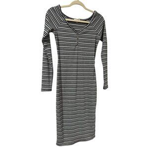 Derek & Heart Women's Long Sleeve Midi Dress size S NWT